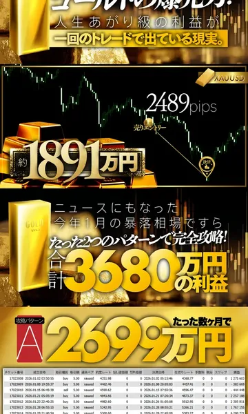 ザ・ゴールドの広告で必要なのはネット環境と1日数分の時間だけ、FXの知識や経験は必要ありませんと表示されている