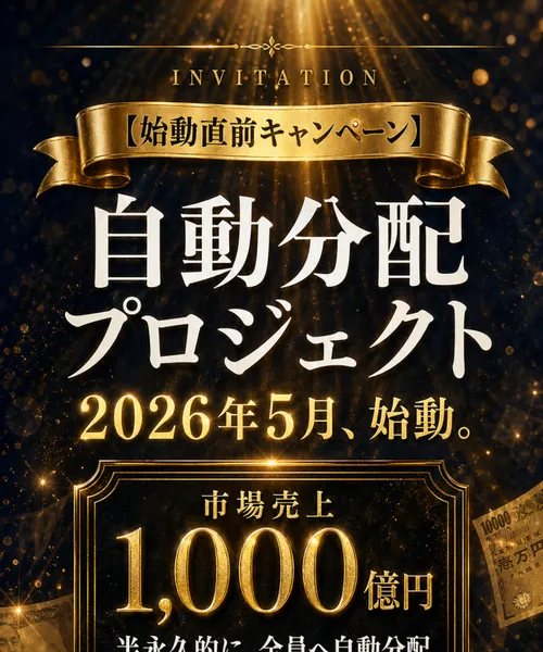 PROJECT VALKYRIEの広告で「金は稼ぐな、受け取れ。」と表示されている